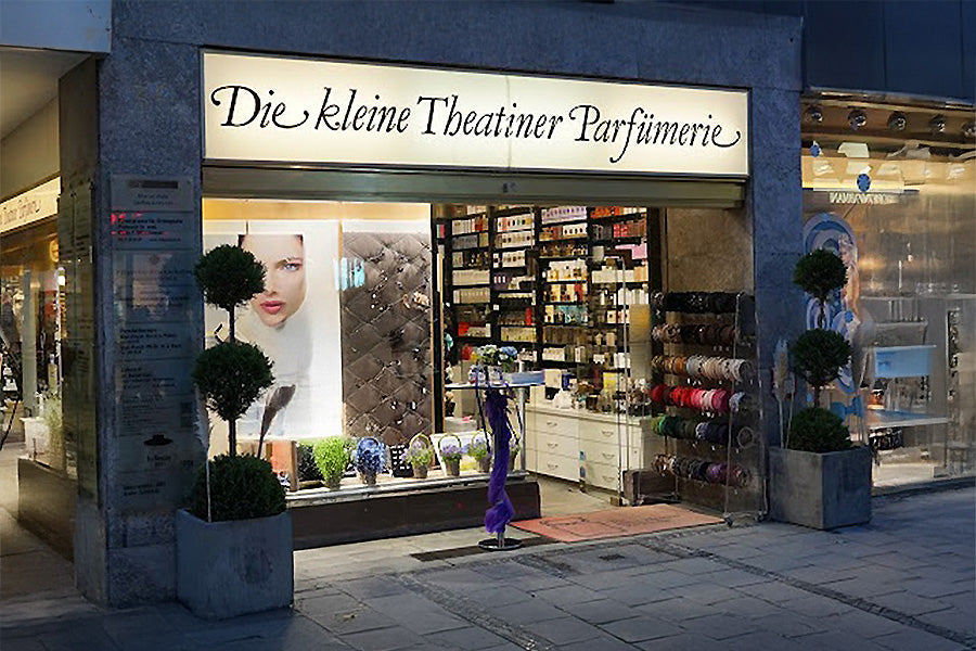 Die kleine Theatiner Parfümerie in München – exklusiver NIMORI Duftverkaufspunkt in luxuriösem Ambiente